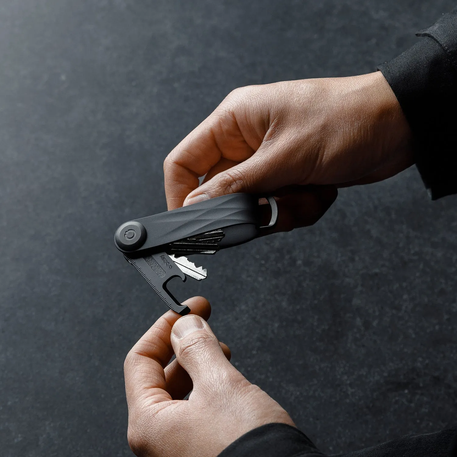 orbitkey | key organiser gift set | black active   multi-tool - DC