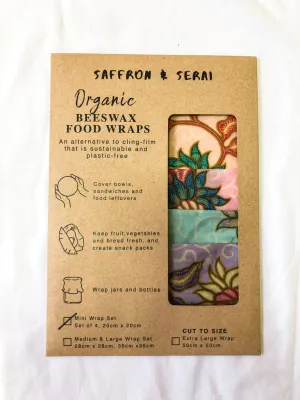 ORGANIC BEESWAX MINI FOOD WRAP (4 IN 1)