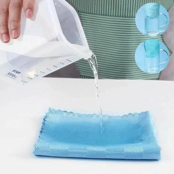 P-PLUS INTERNATIONAL Nanoscale Cleaning Cloths , Kitchens and Cars (Pack of 5, Random Color)