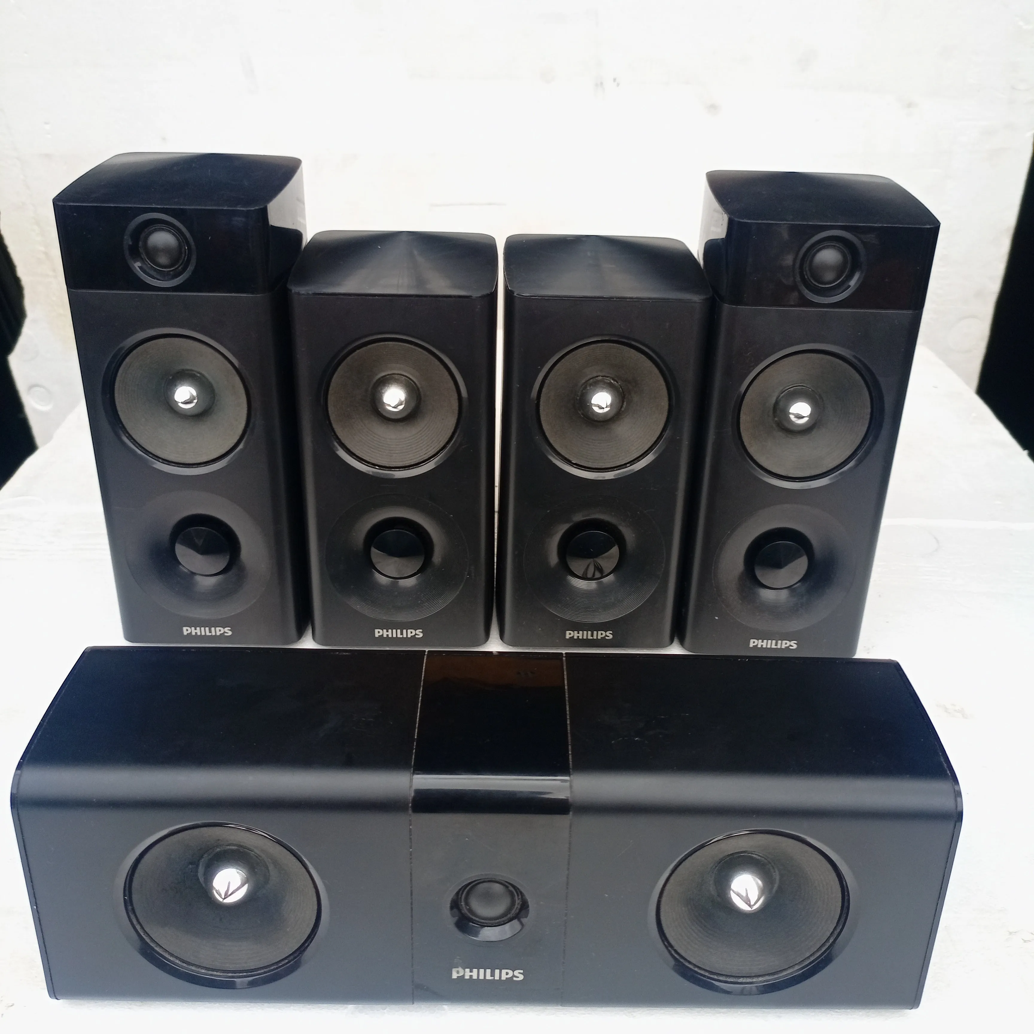 Philips HTB4510/HTB5510D 4ohms 5.0ch Surround Speakers - Foreign Used