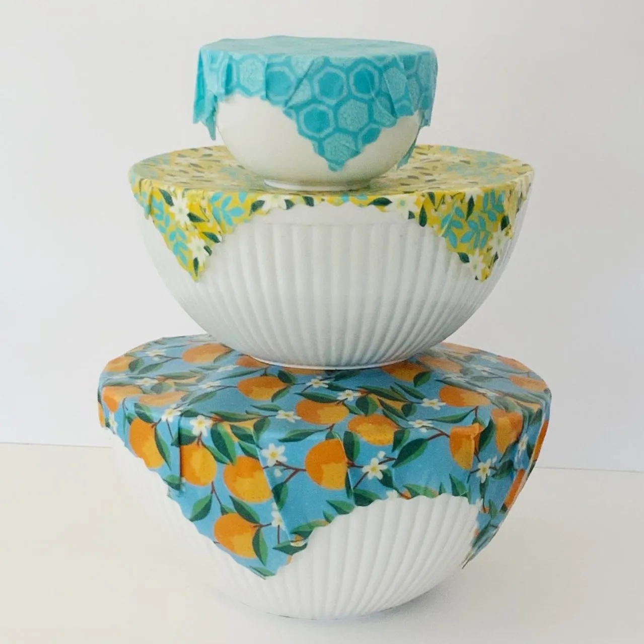 Reusable Beeswax Food Wrap Sheets (Mixed Set of 3)