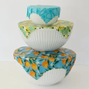 Reusable Beeswax Food Wrap Sheets (Mixed Set of 3)