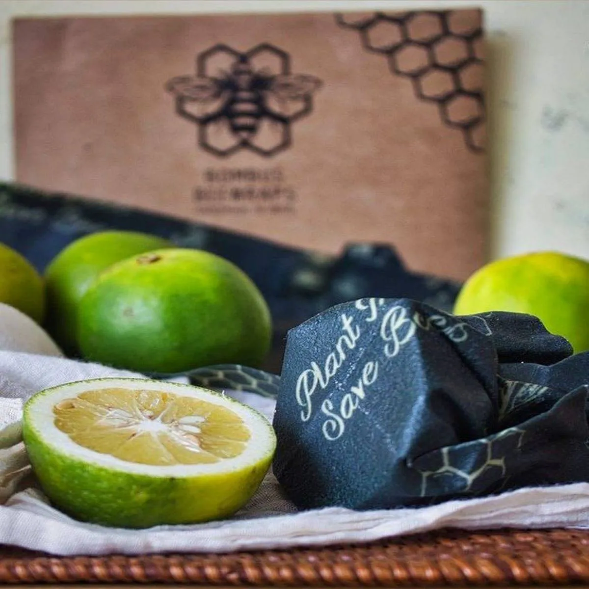 Reusable Beeswax Food wraps - Small Lunch Pack -2pc