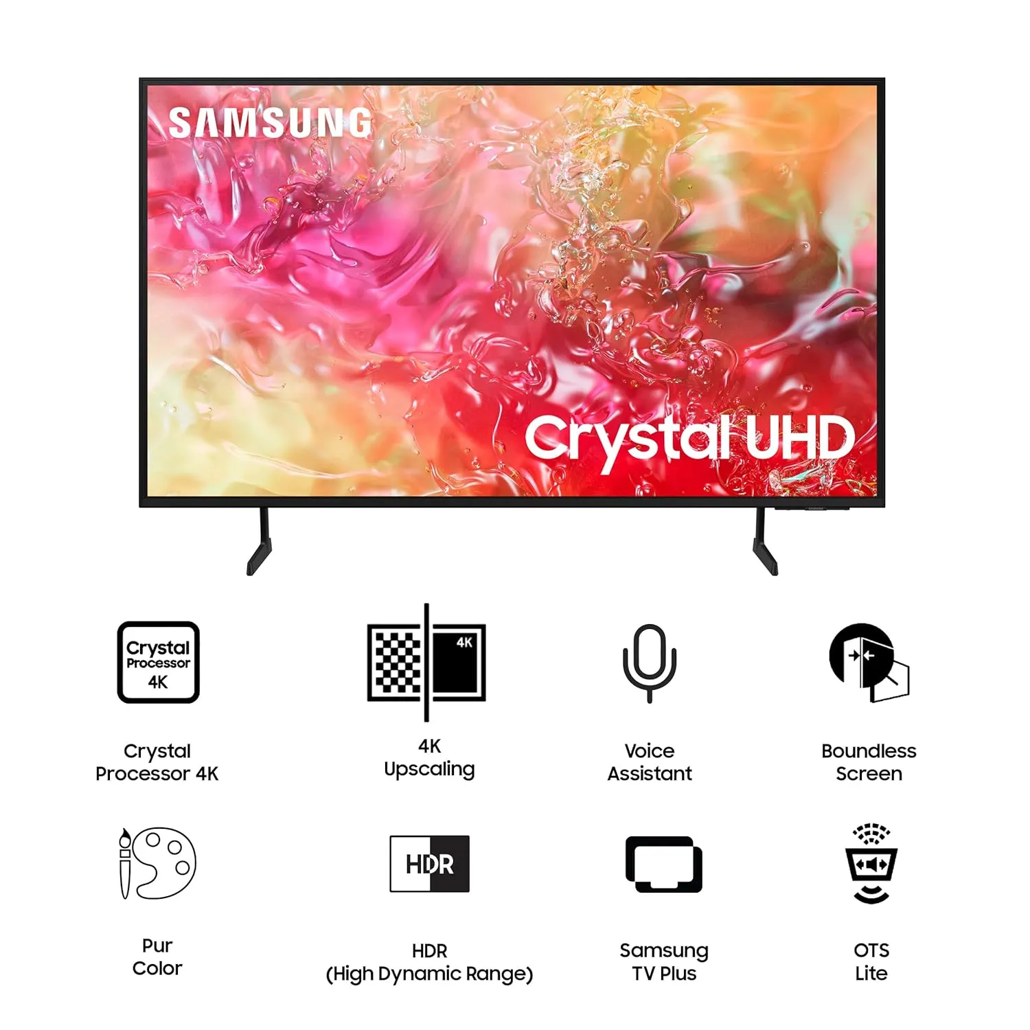 Samsung UA65DU7700KLXL  163 cm (65 inches) 4K Ultra HD Smart LED TV (Black)