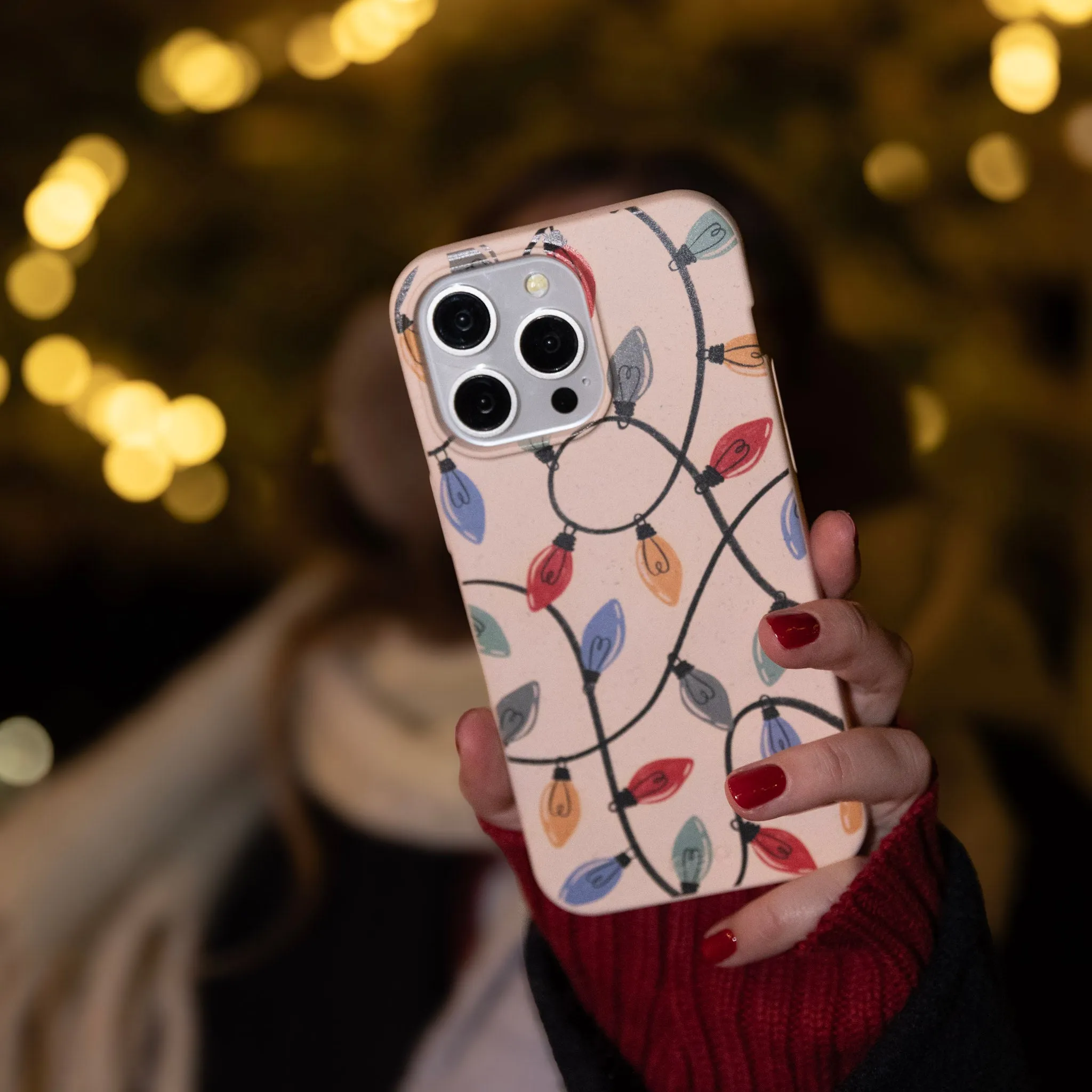 Seashell Holiday Lights iPhone 6/6s/7/8/SE Case