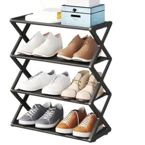 shoe rack, multi-functional steel assembly shoe rack