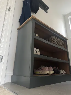 Shoe Storage Unit with Oak Internals