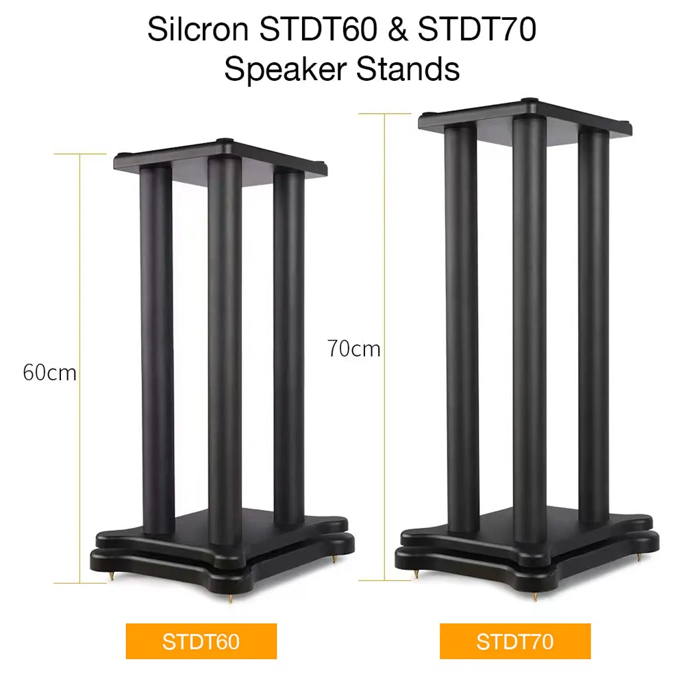 Silcron Podium Quad-L Steel Speaker Equipment Stand 60cm