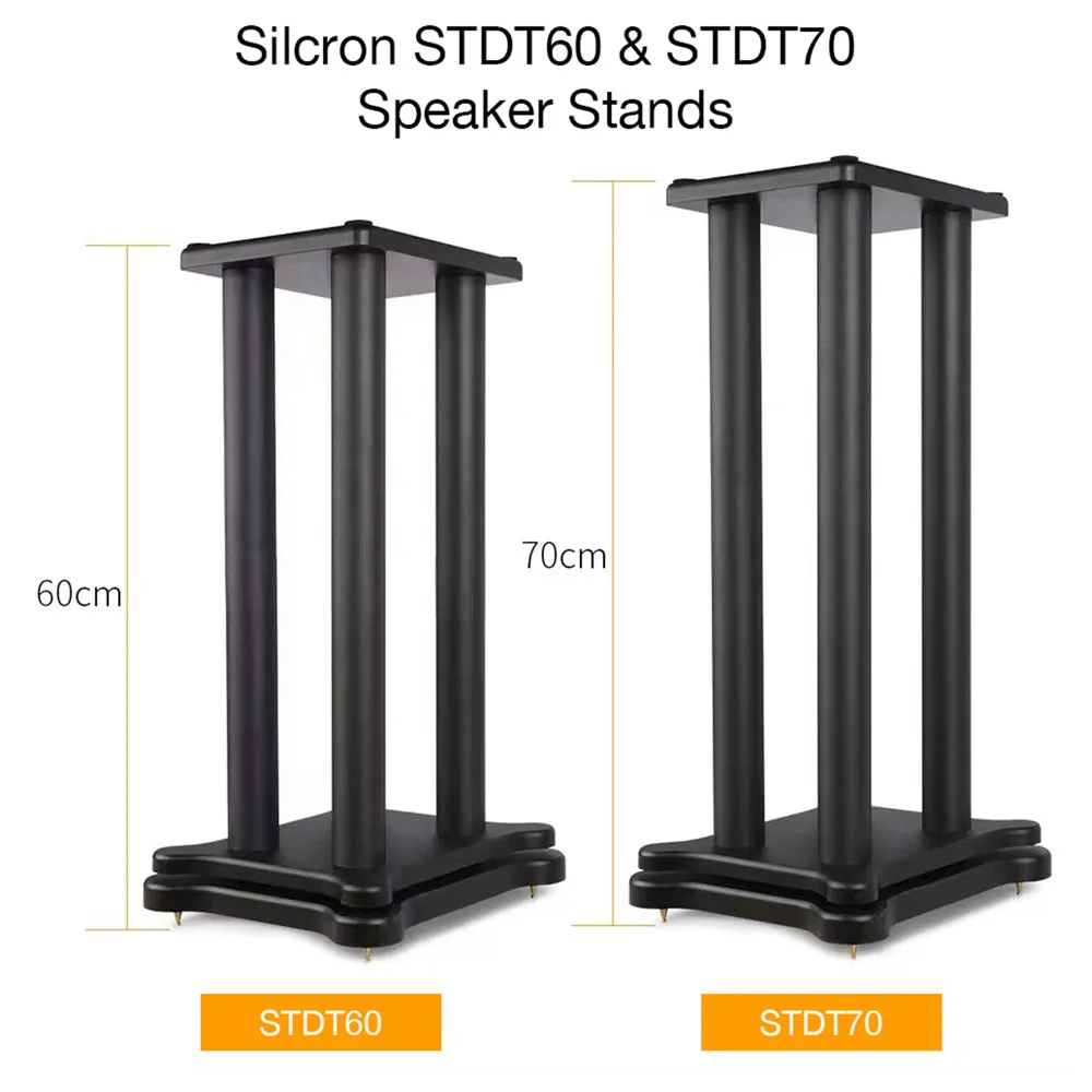 Silcron Podium Quad-L Steel Speaker Equipment Stand 70cm