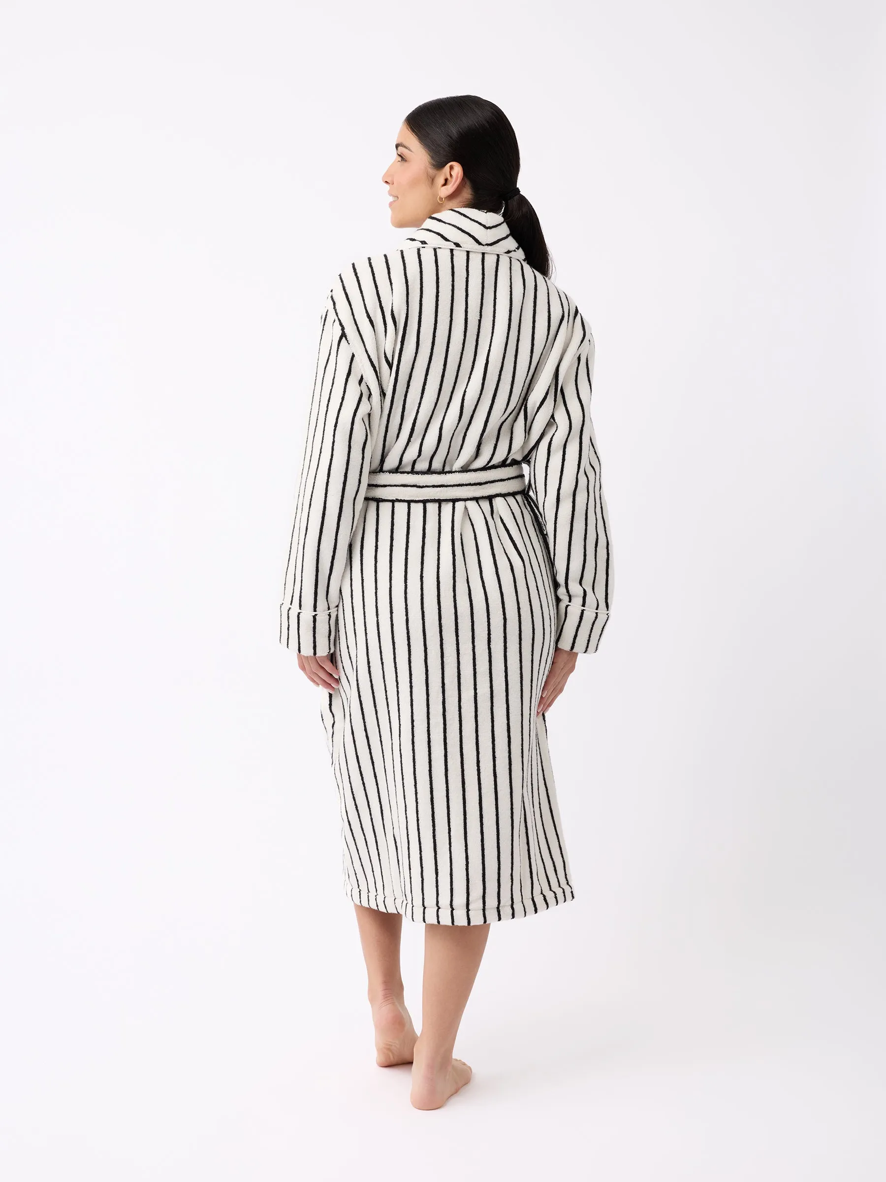 Striped Luxe Bath Robe