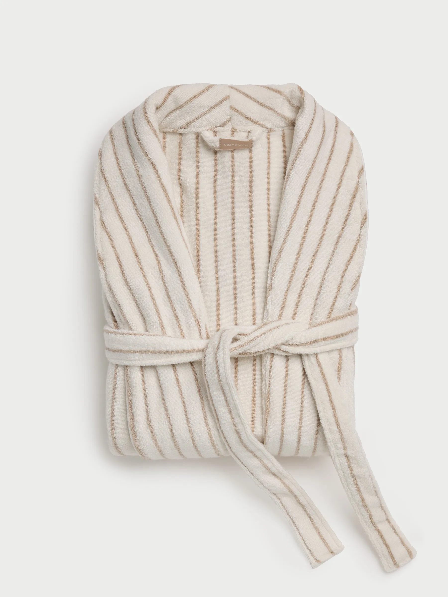Striped Luxe Bath Robe
