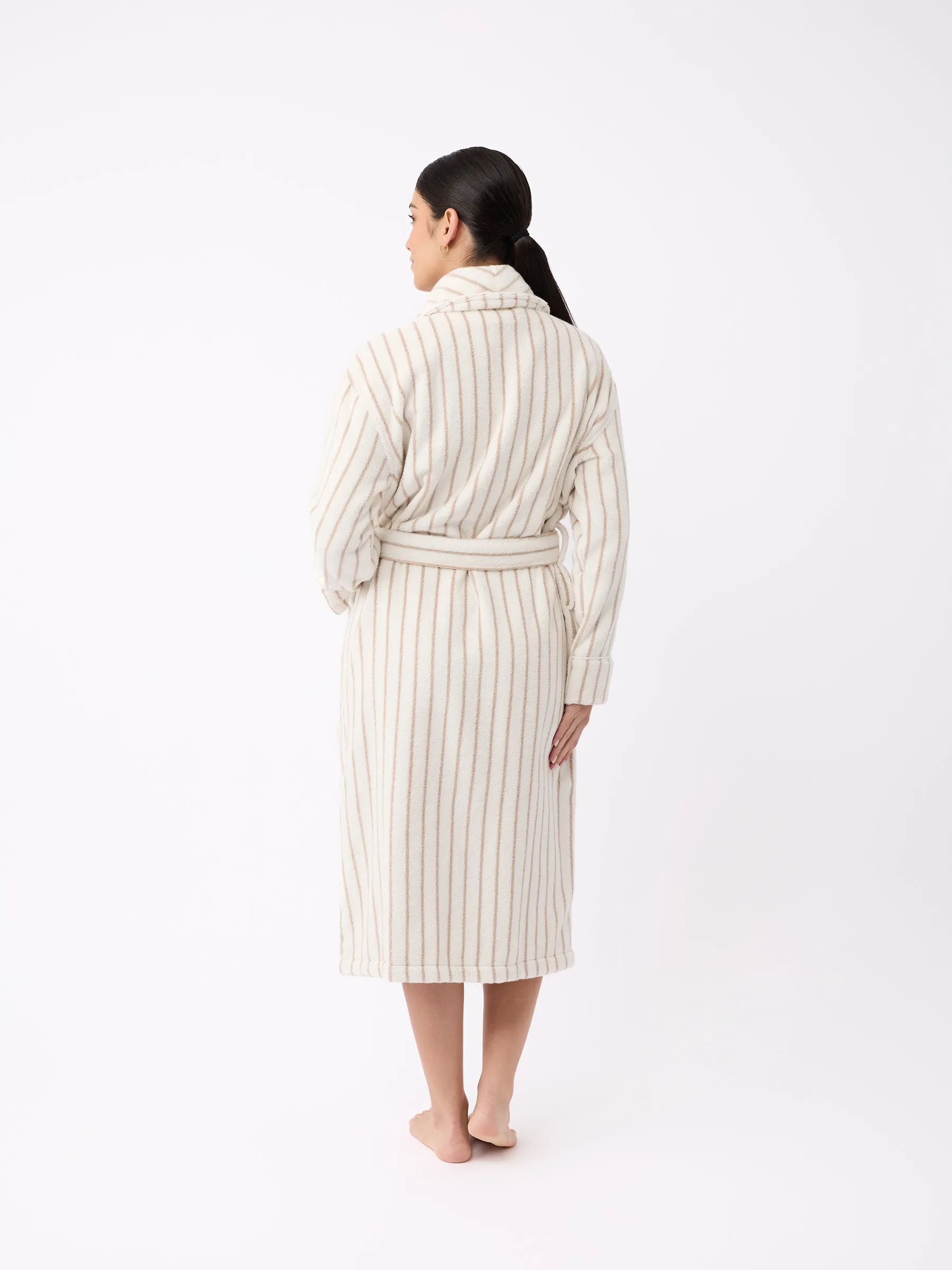 Striped Luxe Bath Robe