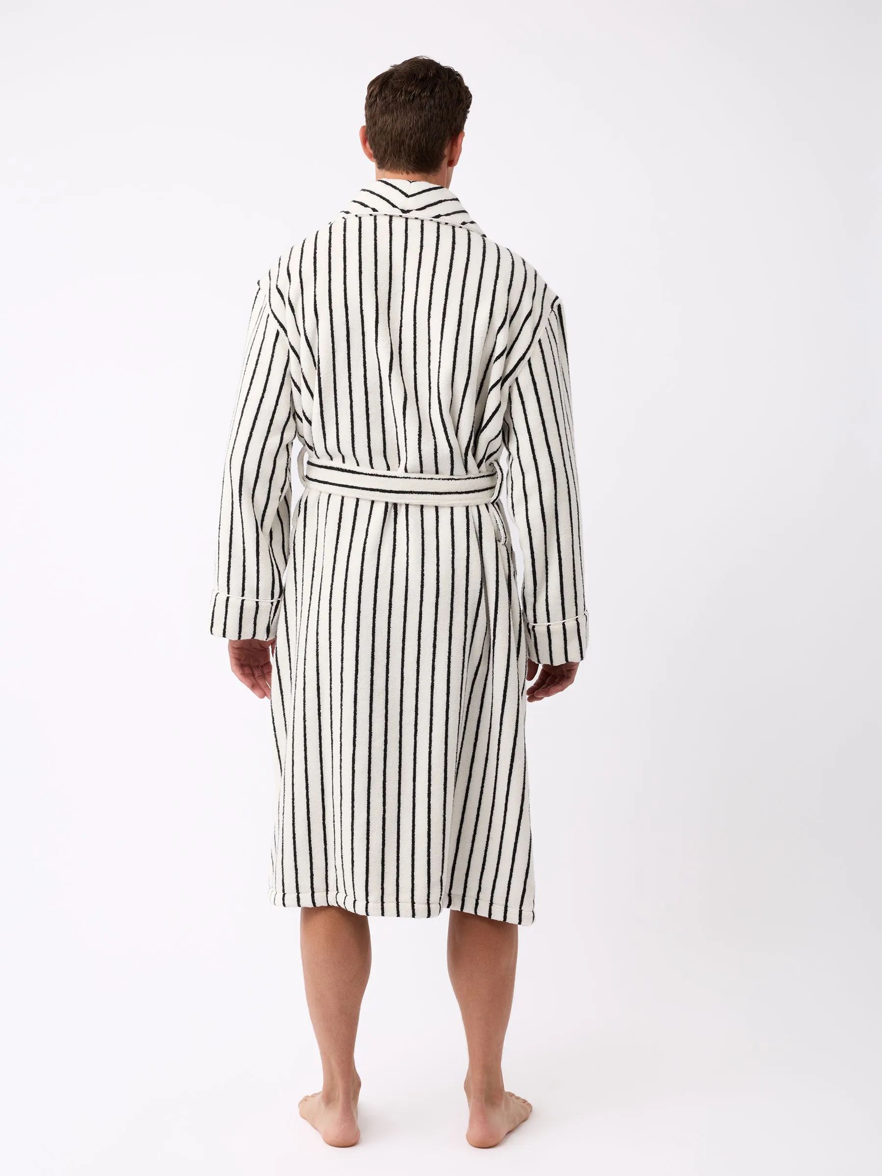 Striped Luxe Bath Robe