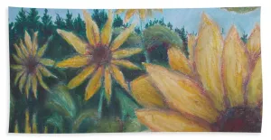 Sunny Flower ~ Bath Towel