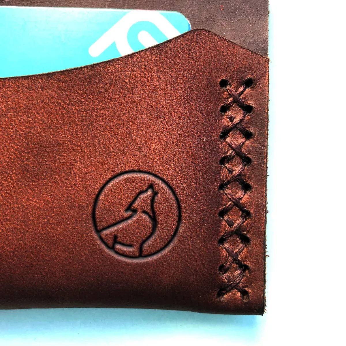 The Masterpiece: A Leather Cardholder Wallet - Brown Color