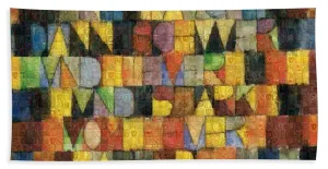 Tribute to Klee - 2 - Beach Towel