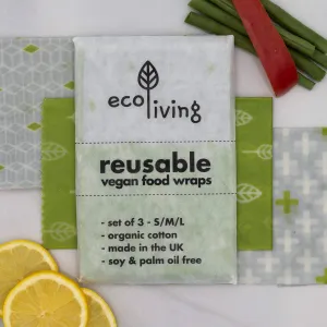 Vegan Food Wraps - A Set of 3