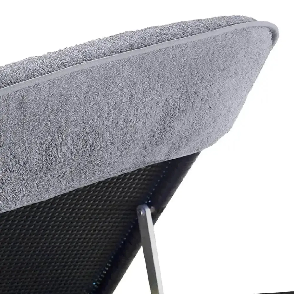 vidaXL Beach Towels 6 pcs Grey 60x135 cm Fabric 400 GSM