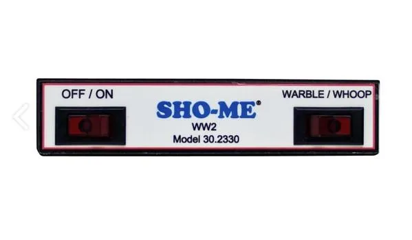 Warble-Whoop Dash-Mount Siren