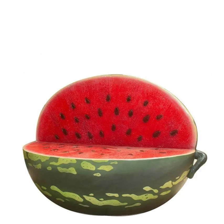 Watermelon Bench Life Size Statue