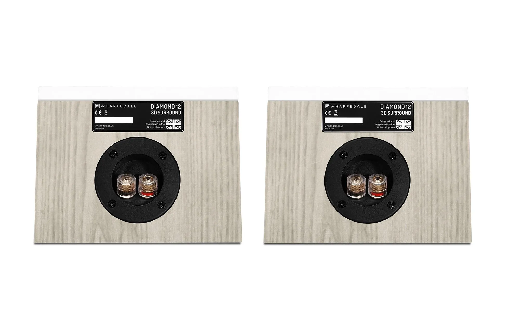 Wharfedale Diamond 12.3D Atmos Speakers Pair Light Oak