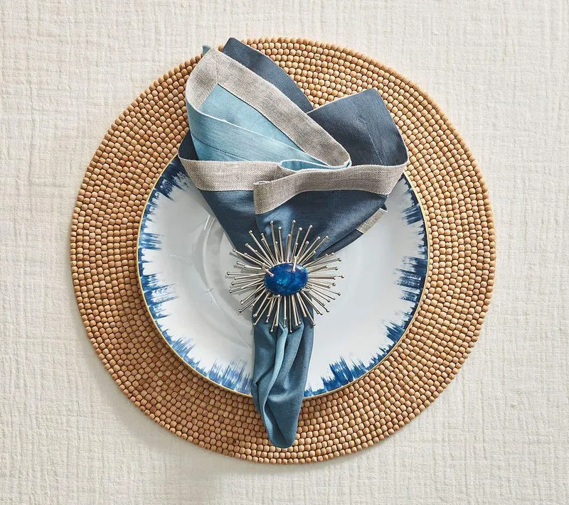 Wood - Natural Round Placemat (Set of 4)