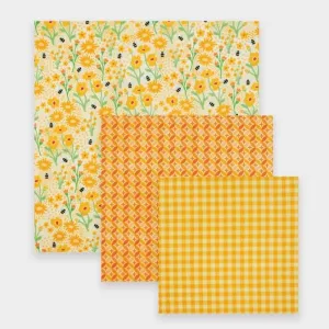 Yellow Beeswax Wrap Set
